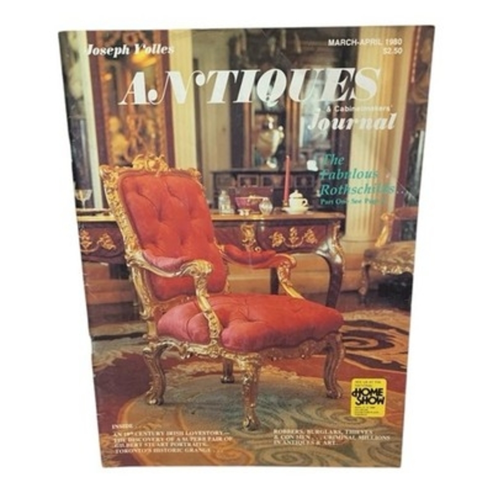 Antiques & Cabinetmakers Journal Mar-Apr 1980 Rothschilds Yolles Vintage VG